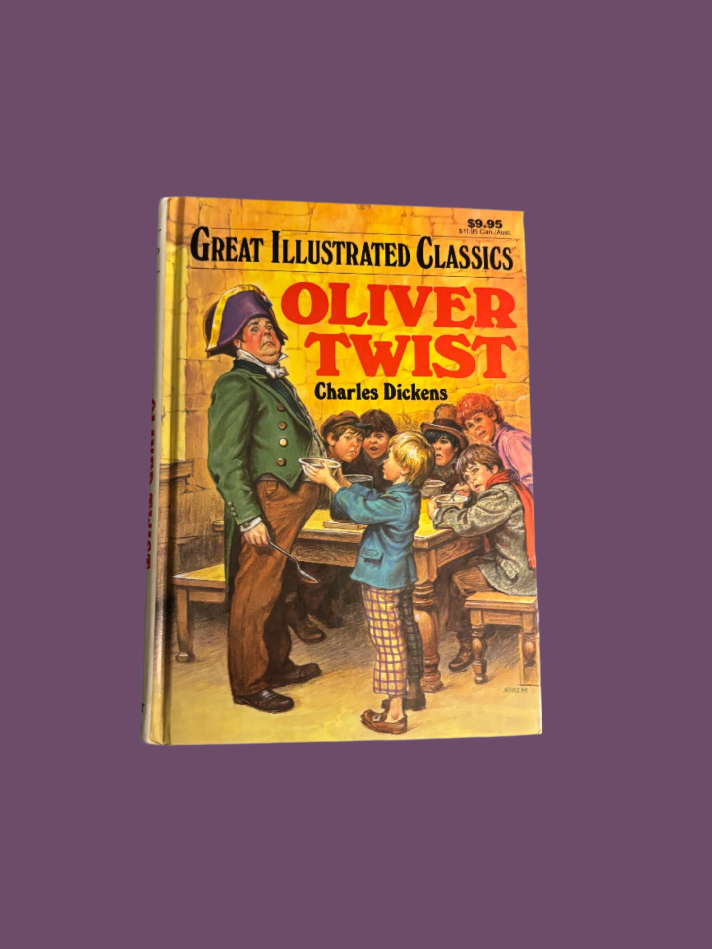Great Illustrated Classics Set of EIGHT (8) Vintage Literary Iconic Hard Cover Books