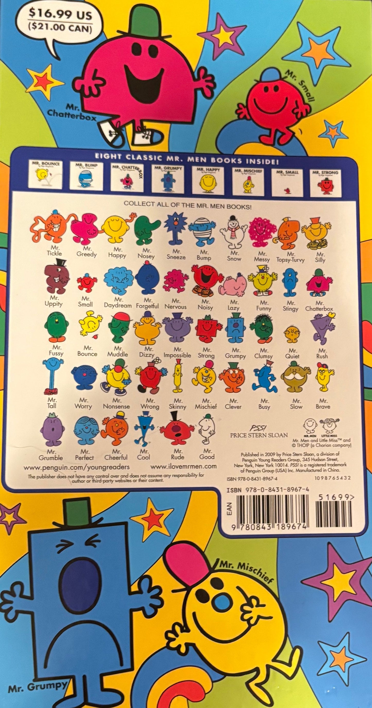 Mr. Men Little Miss durable Box Sets containing 16 paperback classics, 8 each of The Lovable Little Misses and The Marvelous Mr. Men ANDo