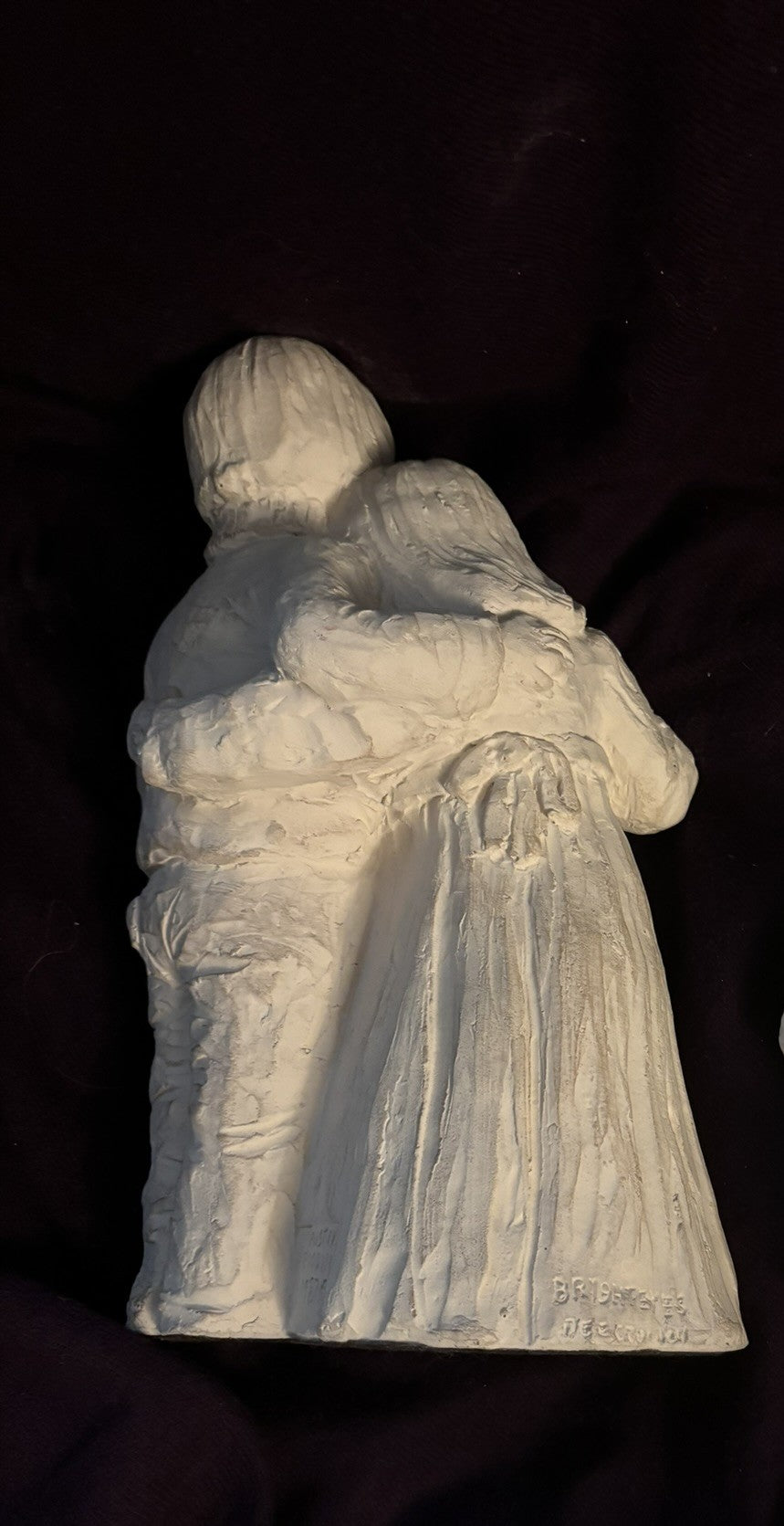 Vintage 1987 Austin Productions Bright Eyes Sculpture by Dee Crowley - Boy and Girl