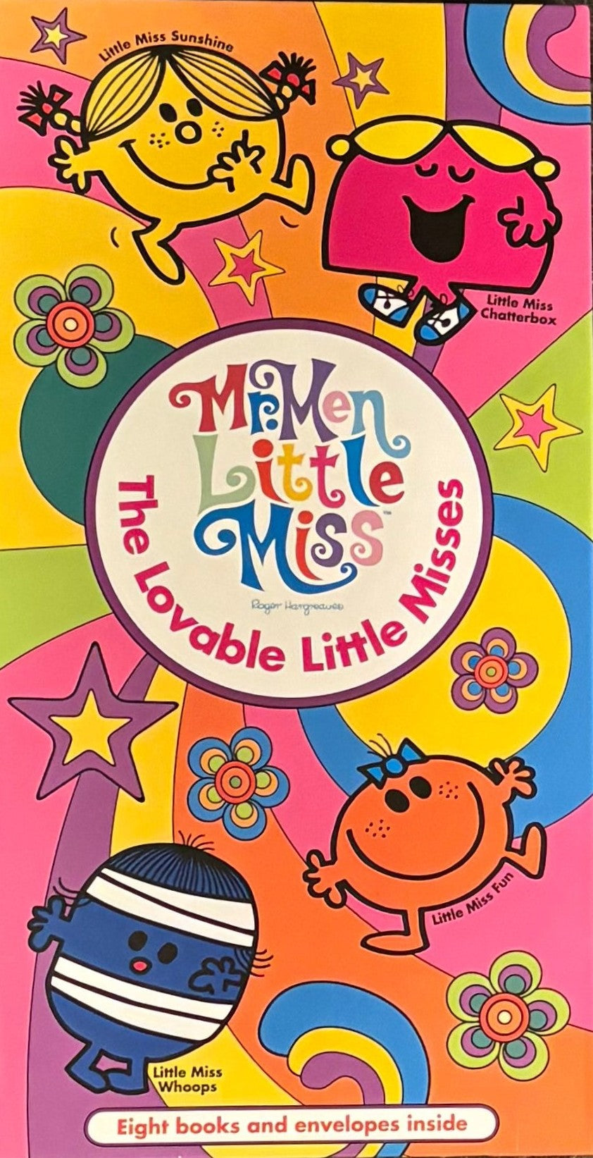 Mr. Men Little Miss durable Box Sets containing 16 paperback classics, 8 each of The Lovable Little Misses and The Marvelous Mr. Men ANDo